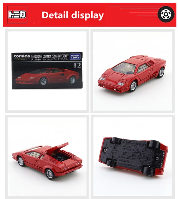 Tomica Premium No.12 Lamborghini Countach 25th Anniversary (Red)