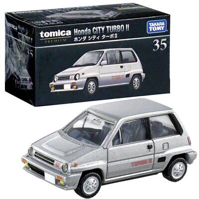 Tomica Premium No.35 Honda City Turbo II (Silver)