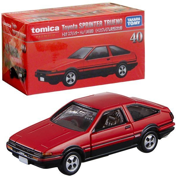 Tomica Premium No.40 Toyota Sprinter Trueno (Red) - First edition