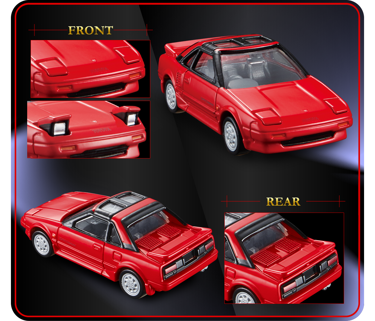 Tomica Premium No.40 Toyota MR2 (Red) - Release Commemorative Edition