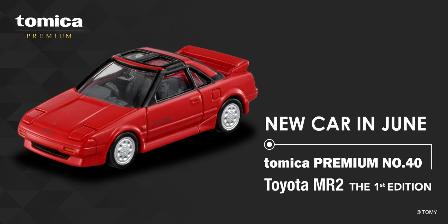 Tomica Premium No.40 Toyota MR2 (Red) - Release Commemorative Edition
