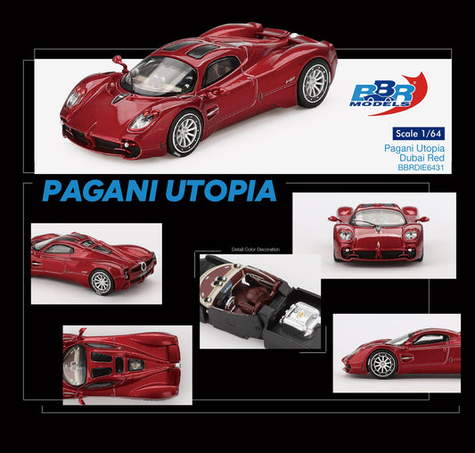 BBR Models Pagani Utopia Dubai Red