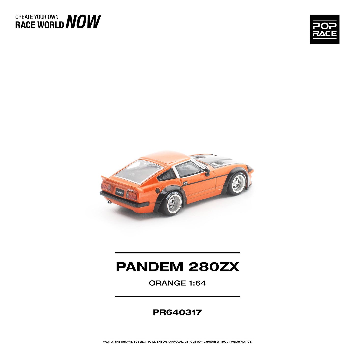 *Pre-Order* Pop Race - Pandem 280ZX Orange