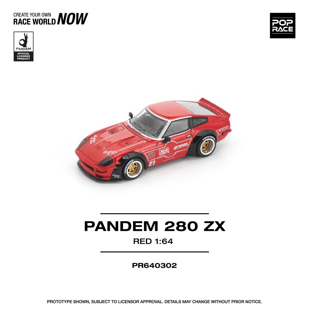 *Pre-Order* Pop Race Pandem 280ZX Red