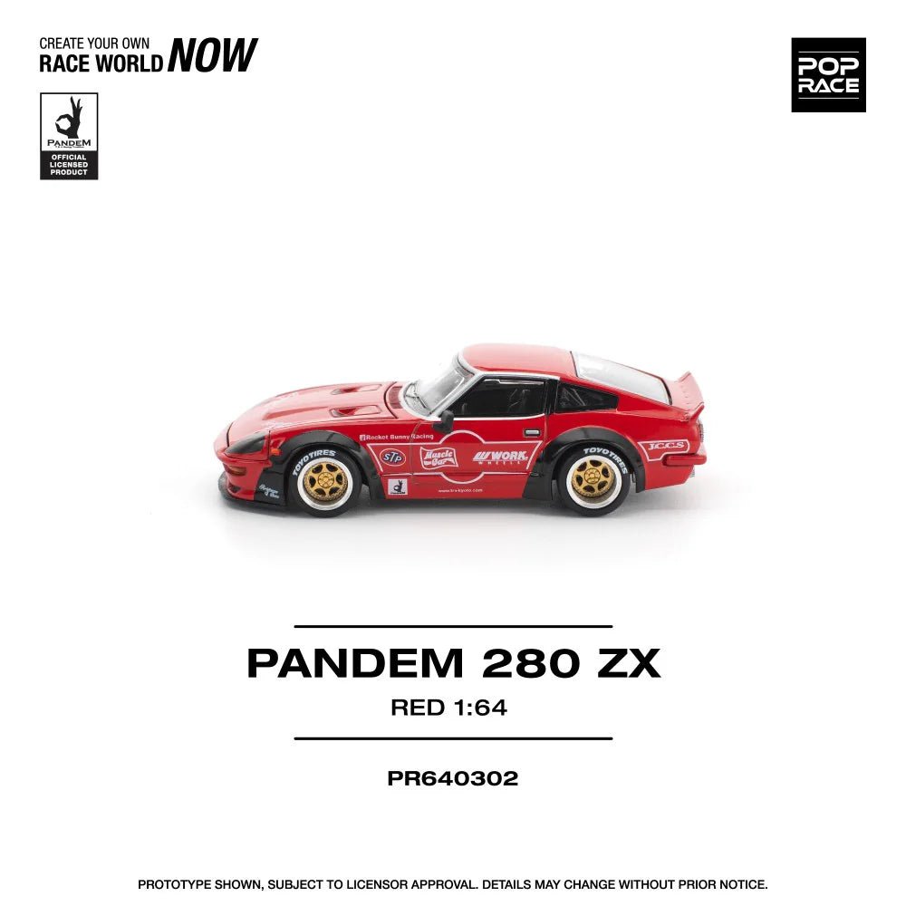 *Pre-Order* Pop Race Pandem 280ZX Red