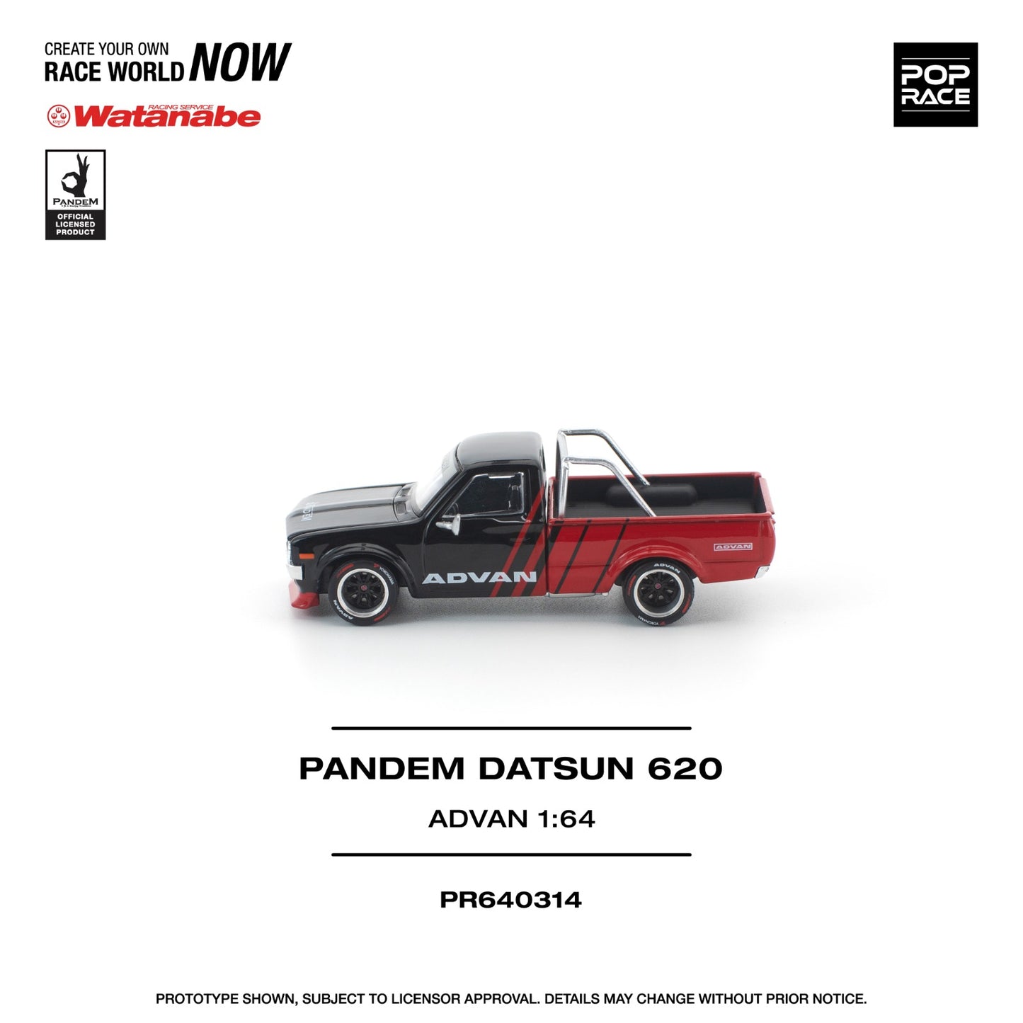 *Pre-Order* Pop Race Pandem Datsun 620 Advan