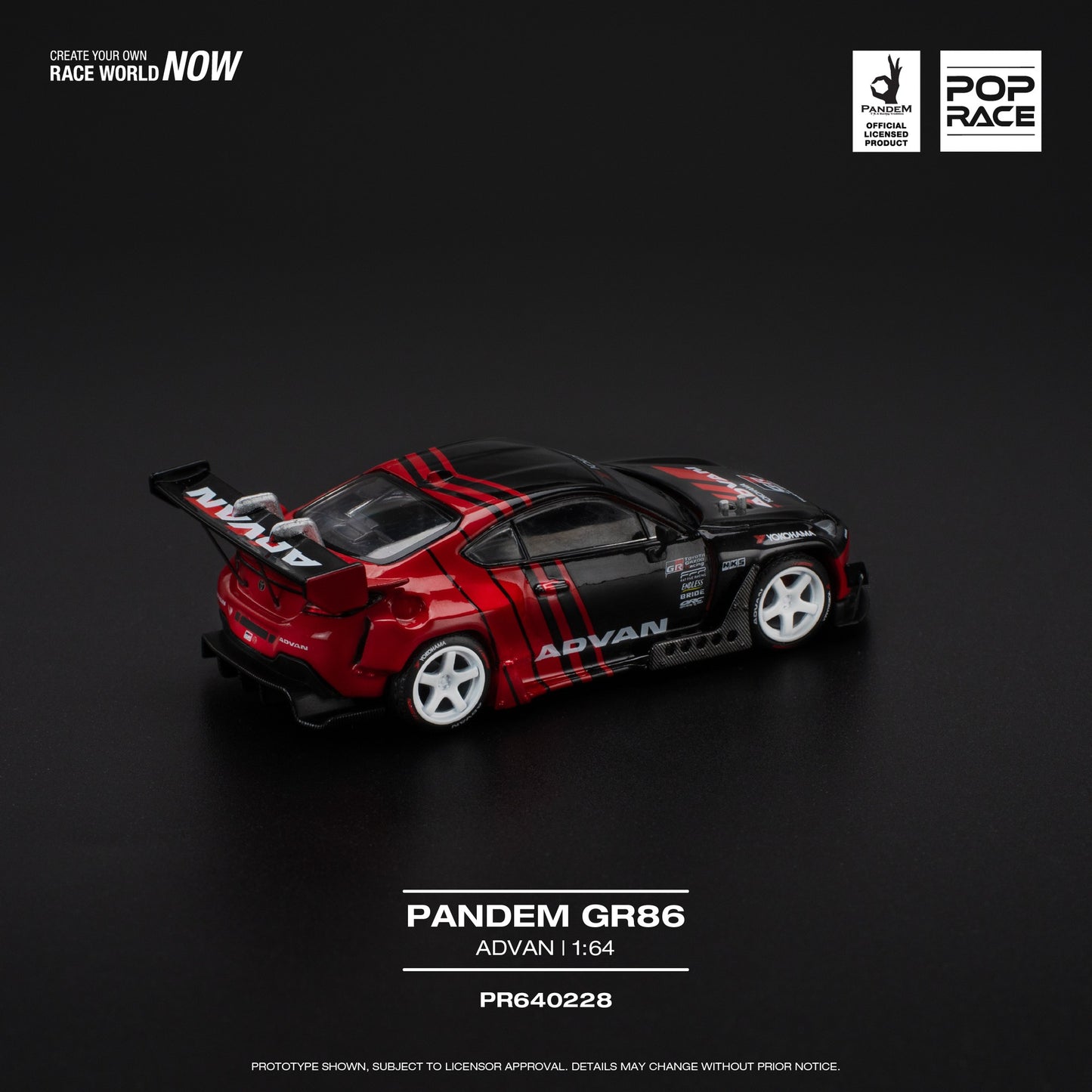 *Pre-Order* Pop Race Pandem GR86 - ADVAN