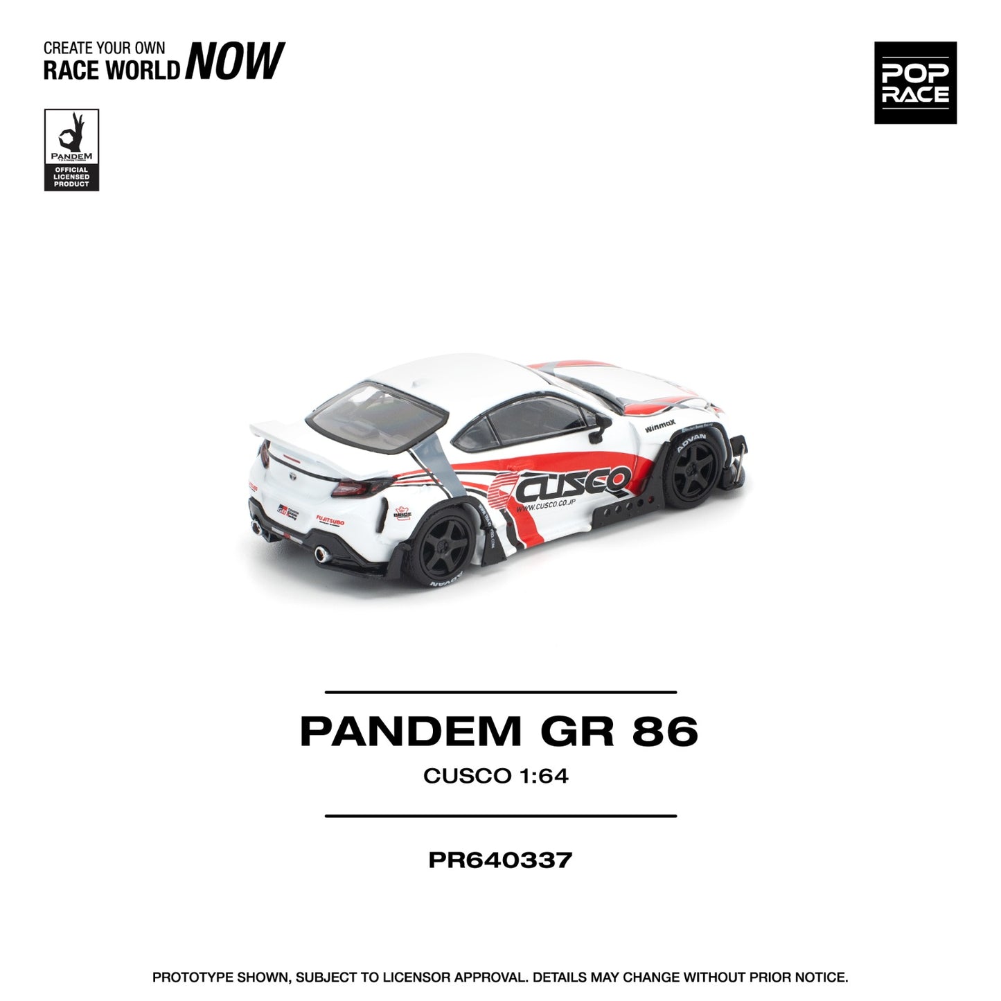 *Pre-Order* Pop Race Pandem GR86 - CUSCO