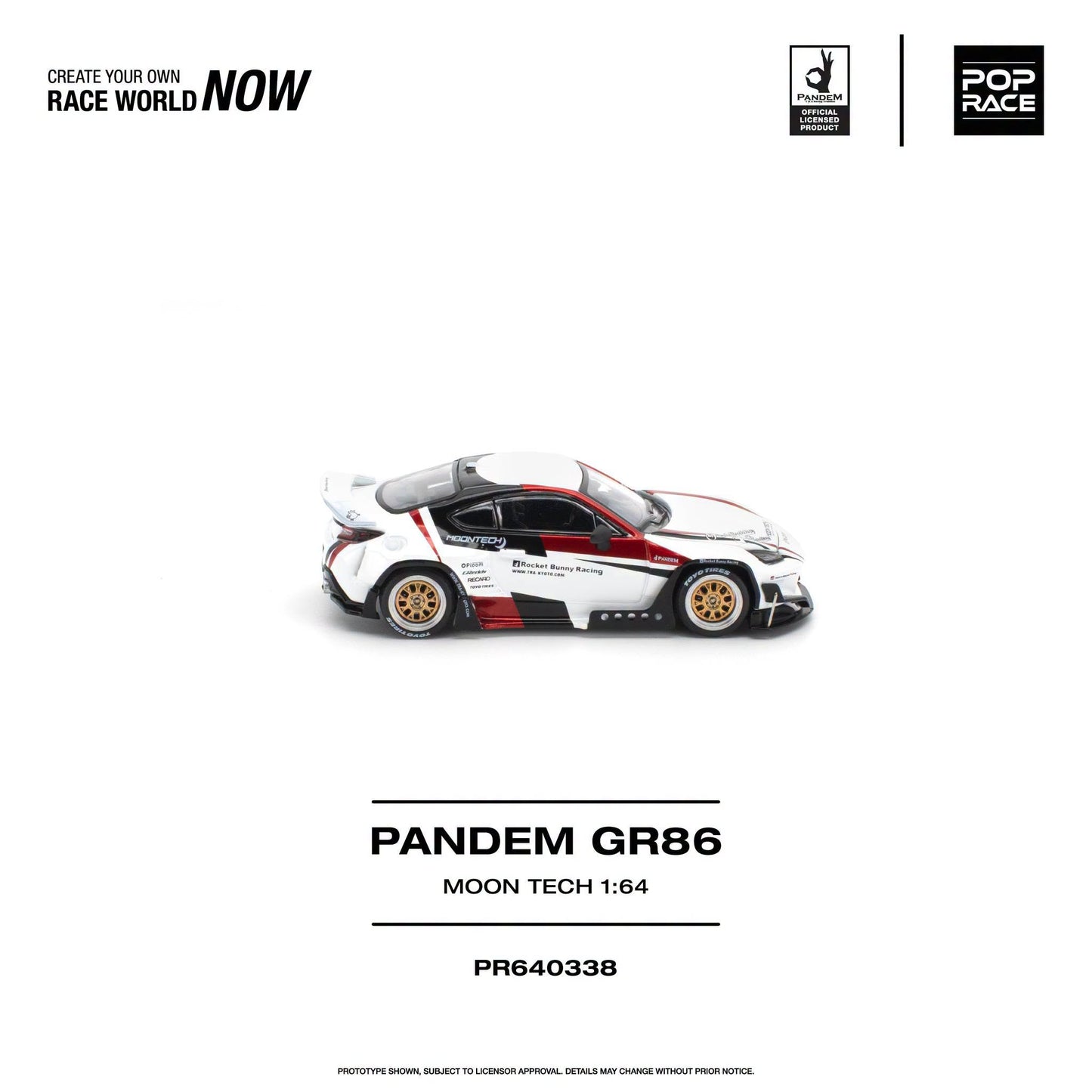 *Pre-Order* Pop Race - PR640338 Pandem GR86 MOONTECH