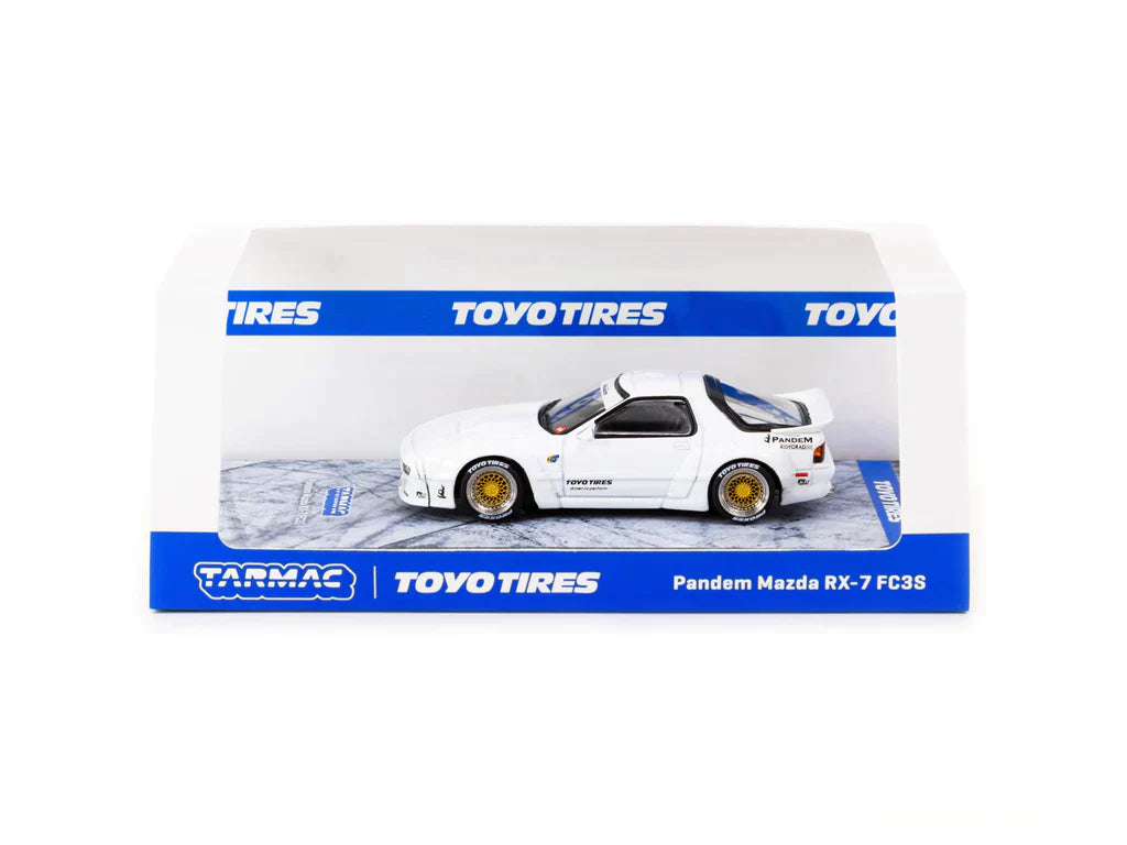 Tarmac Works Pandem Mazda RX-7 FC3S (White)