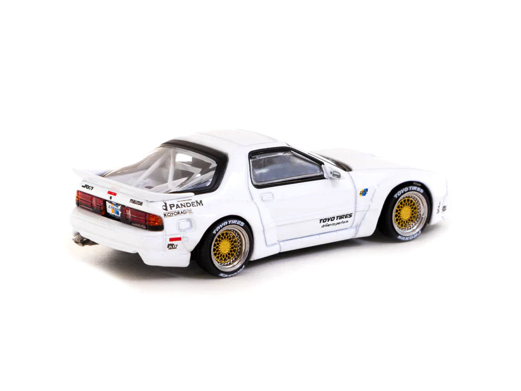 Tarmac Works Pandem Mazda RX-7 FC3S (White)