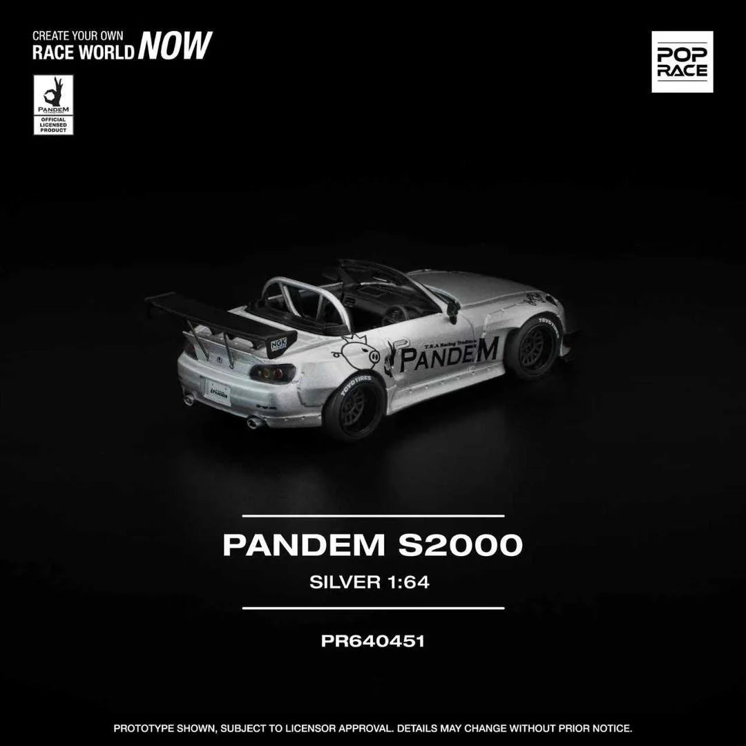*Pre-Order* Pop Race Pandem S2000 Silver