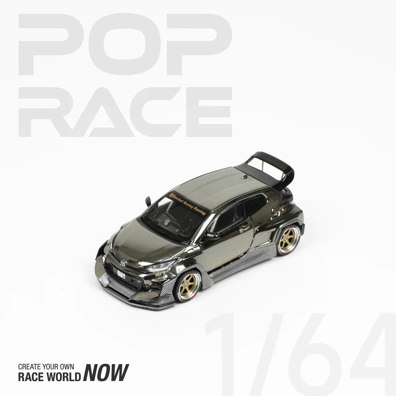 Pop Race Pandem Toyota GR Yaris Dark Chrome (Pop Race Edition)