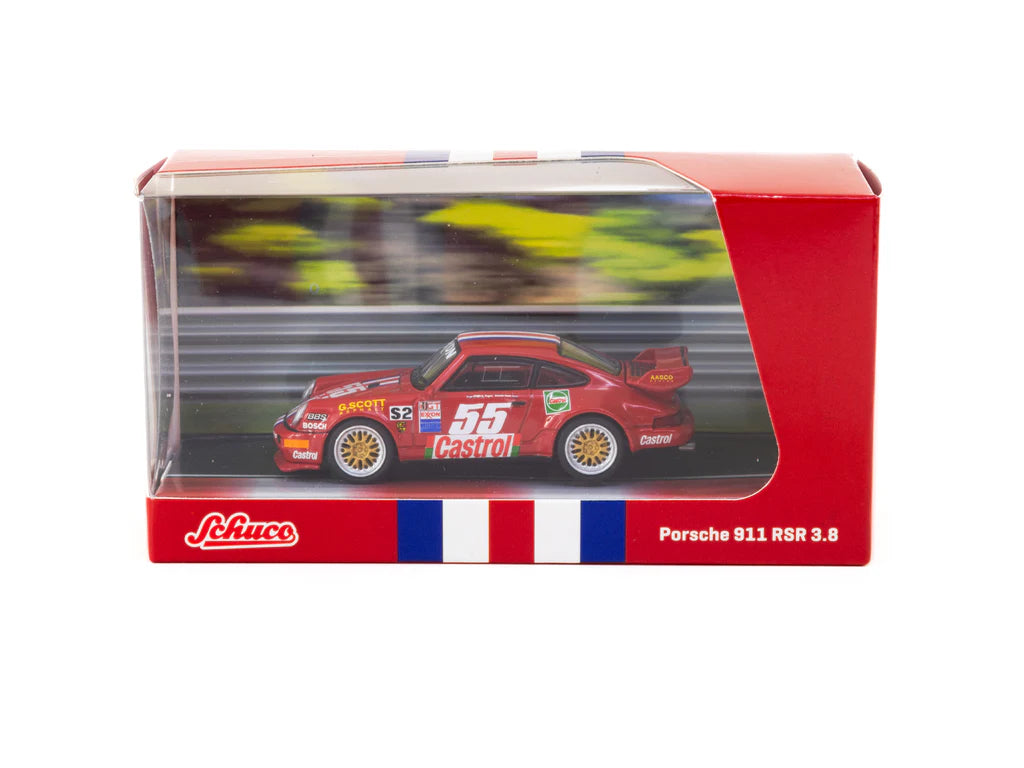 Tarmac Works x Schuco Porsche 911 RSR 3.8 Red