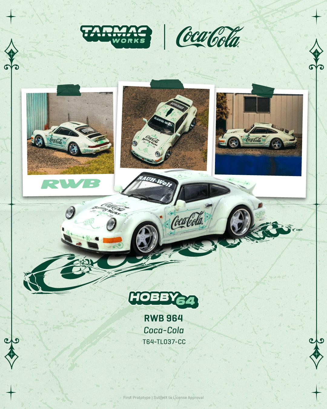 Pre-Order* Tarmac Works RWB 964 Coca-Cola – Mini Toy Sensei