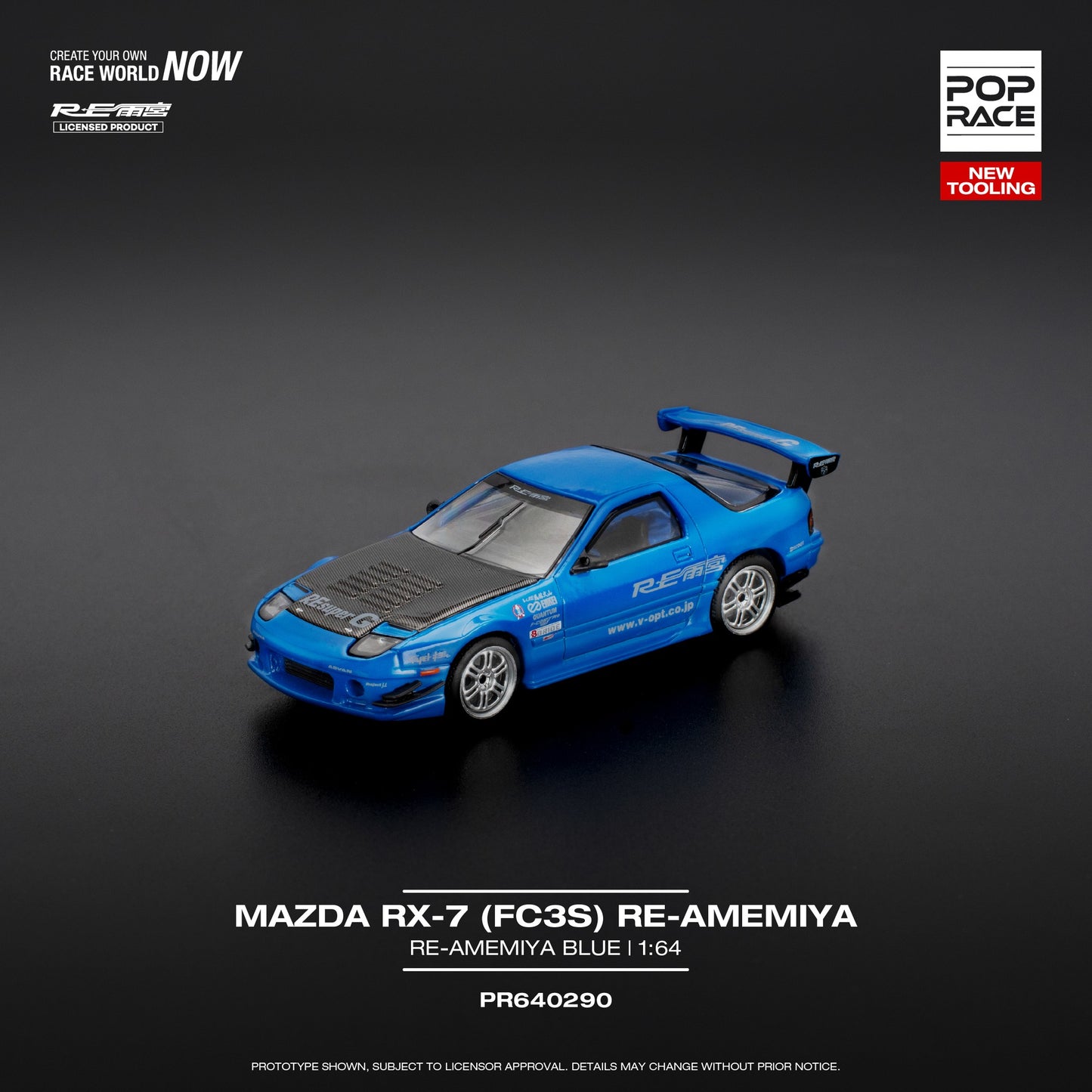 *Pre-Order* Pop Race RX7 (FC3S) RE-Amemiya - RE-Amemiya Blue