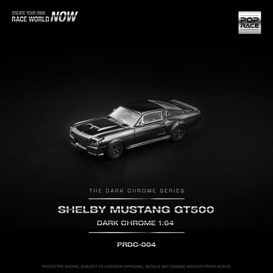 *Pre-Order* Pop Race Shelby Mustang GT500 Dark Chrome