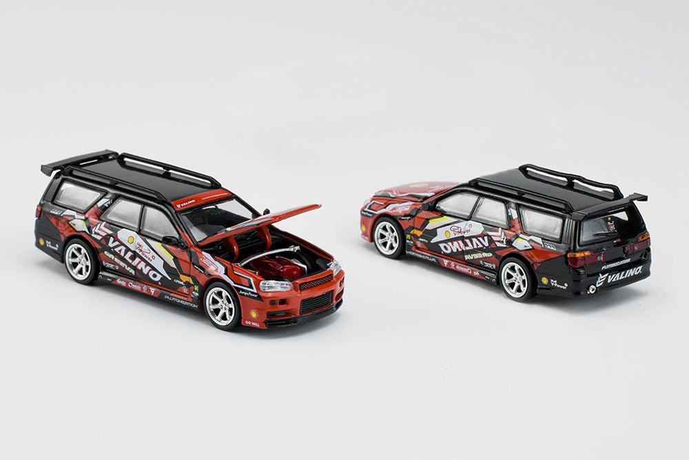 Pop Race Shell Valino Nissan Stagea R34 Pluto Mok "DRIFTAGEA34"