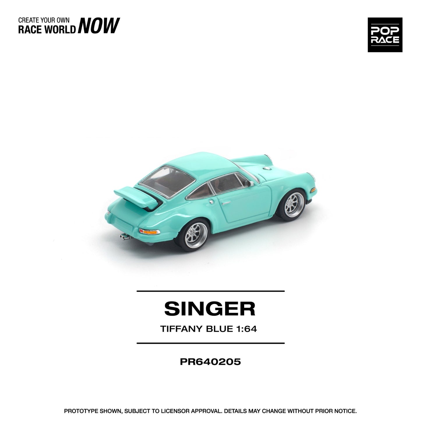 *Pre-Order* Pop Race Singer 964 Tiffany Blue