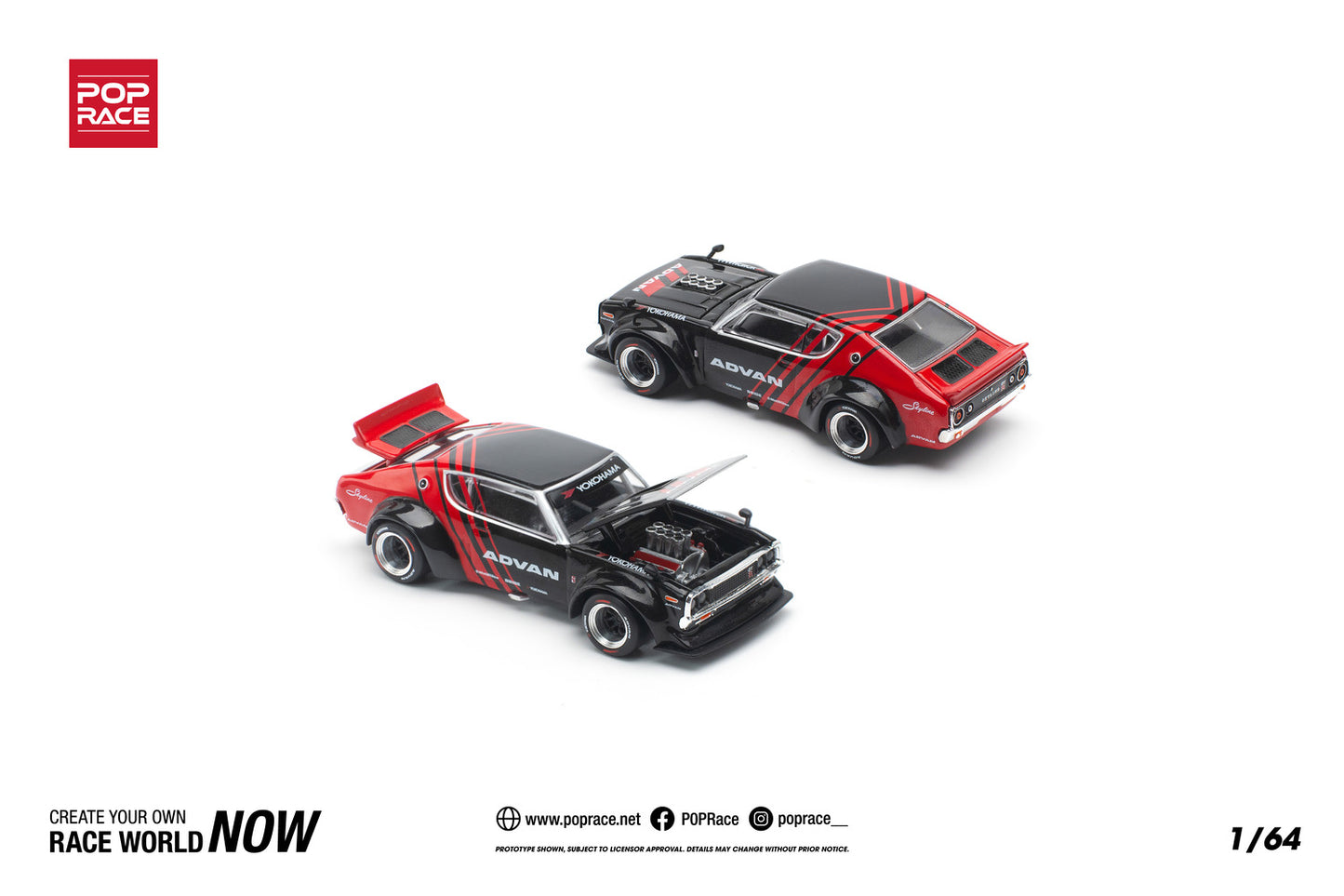Pop Race Skyline KPGC110 (KENMERI) - ADVAN Livery