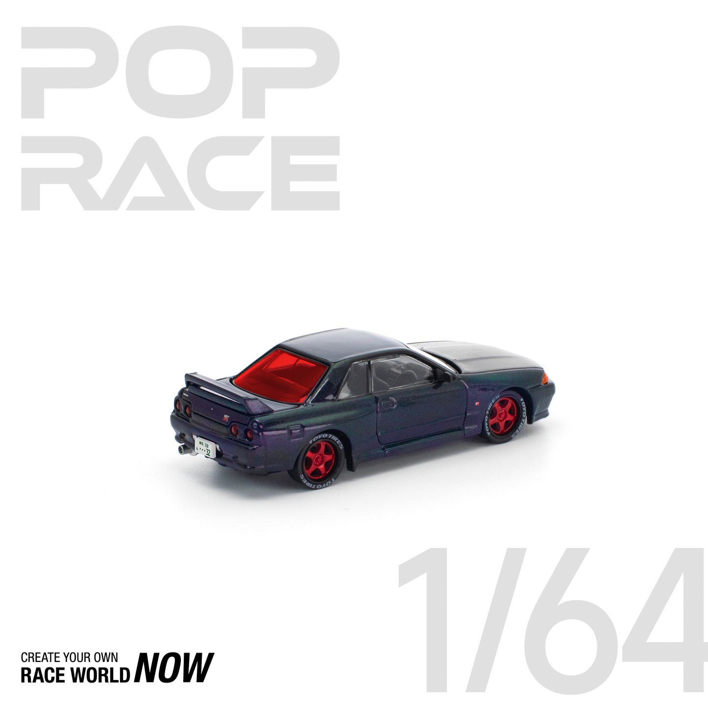 *Pre-Order* Pop Race Skyline GT-R R32 GHOST CHAMELEON
