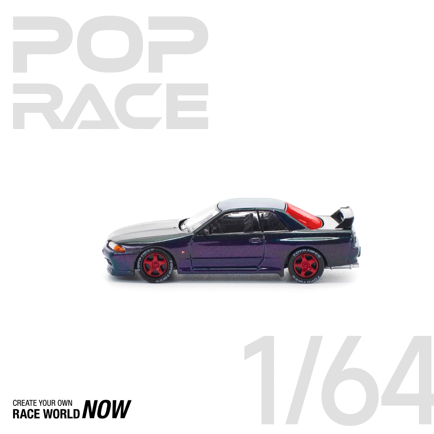 *Pre-Order* Pop Race Skyline GT-R R32 GHOST CHAMELEON