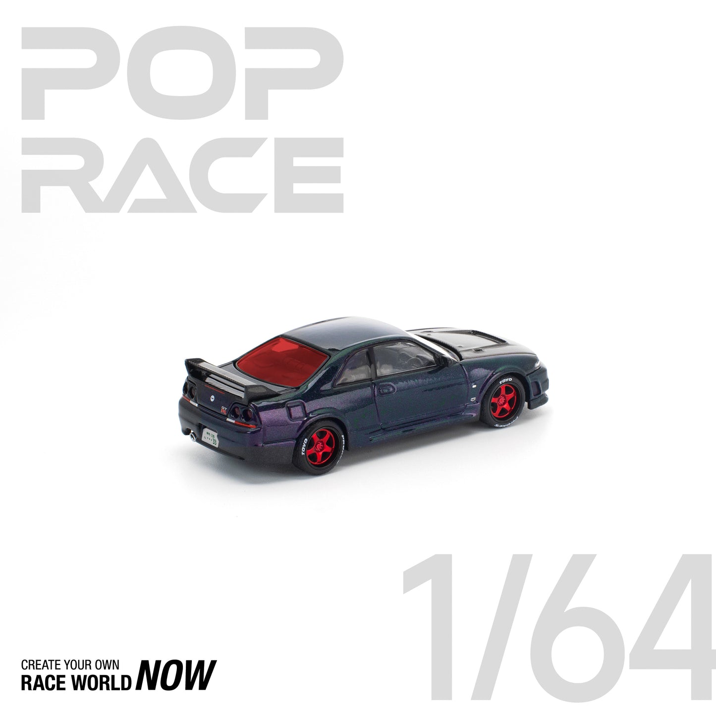*Pre-Order* Pop Race Skyline GT-R R33 GHOST CHAMELEON