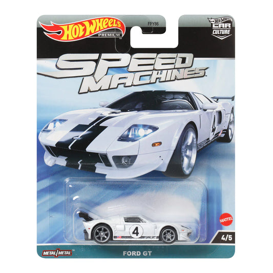Hot Wheels Premium Car Culture Speed Machines 4/5 Ford GT - Japanese Stock
