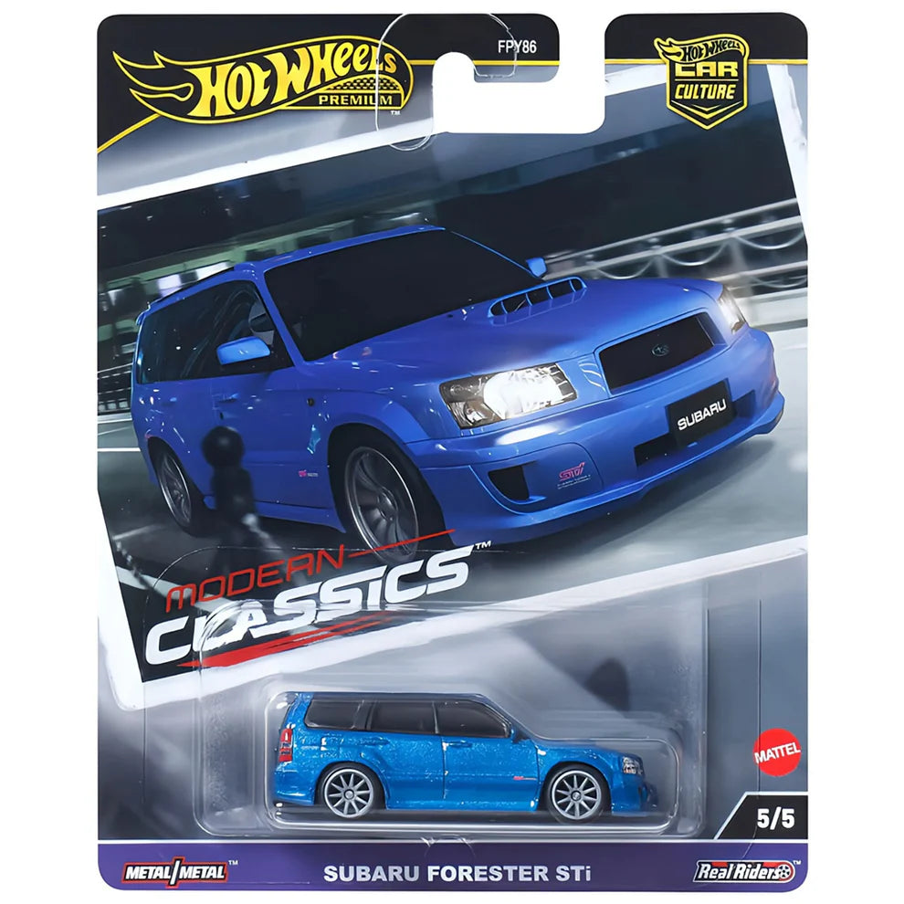 Hot Wheels Premium Car Culture Modern Classics 5/5 Subaru Forester STi - Japanese Stock