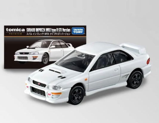 Tomica Premium Subaru Impreza WRX Type R STi Version (White)