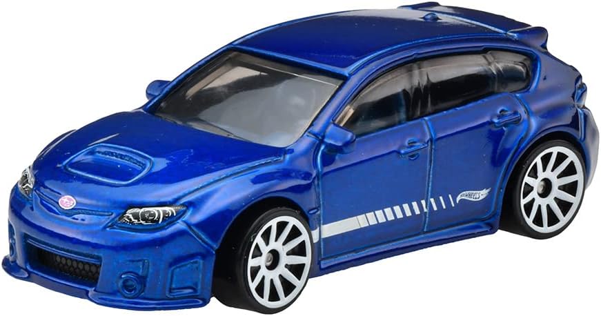 Hot Wheels HW J-Imports 2/10 Subaru WRX STi (Blue Hatchback) - Japanese Card