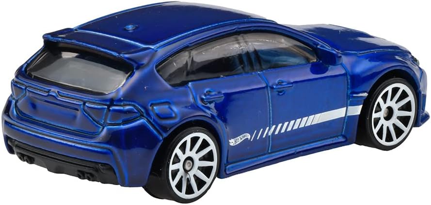Hot Wheels HW J-Imports 2/10 Subaru WRX STi (Blue Hatchback) - Japanese Card