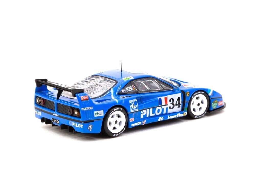 Tarmac Works x iXO Models Ferrari F40 LM 24th of Le Mans 1995