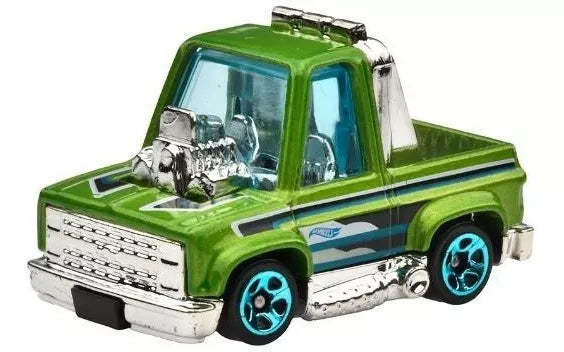 Hot Wheels HW Hot Trucks 1/10 Toon'd '83 Chevy Silverado (Green) - Japanese Card
