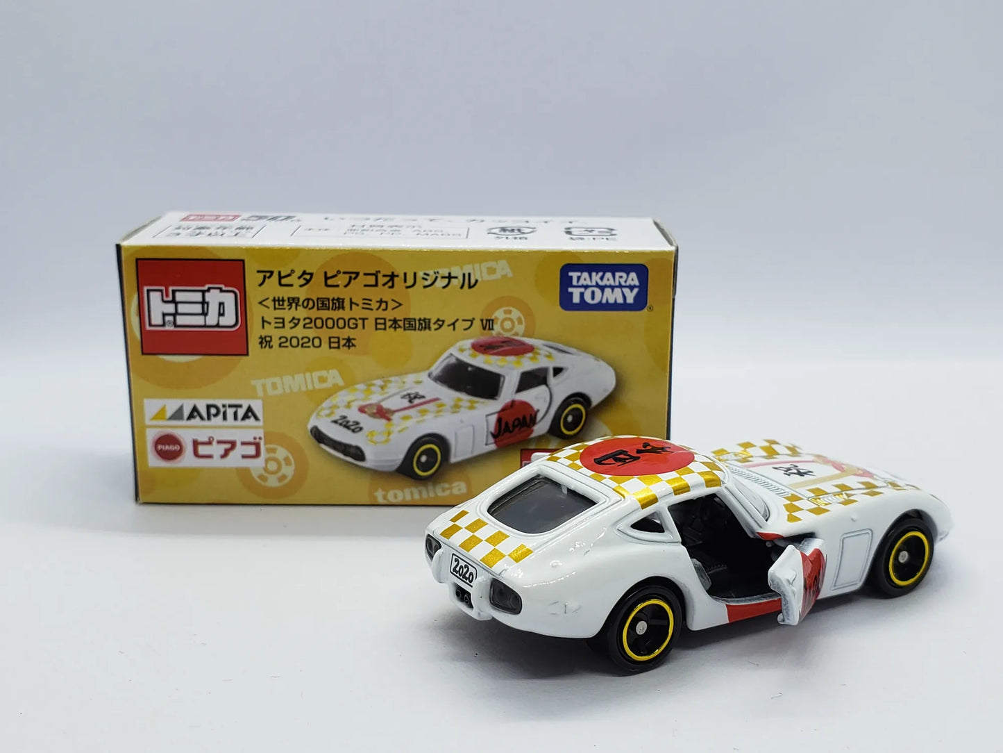 Tomica Apita Piago World Flag Series Toyota 2000GT - Japanese Flag Type VII Celebration 2020 Nippon