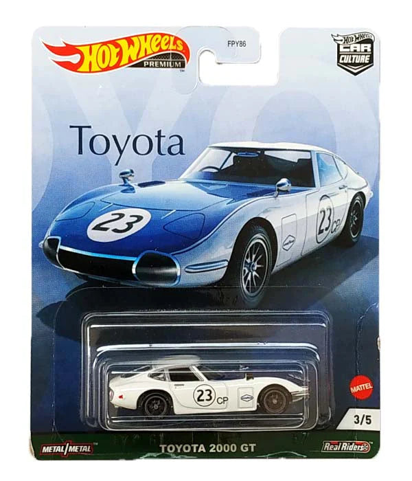 Hot Wheels Premium Car Culture 2021 3/5 Toyota 2000 GT - Japanese Stock