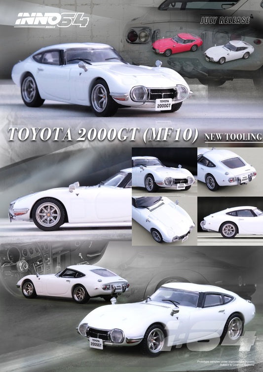 Inno Models Inno64 Toyota 2000GT (MF10) Pegasus White