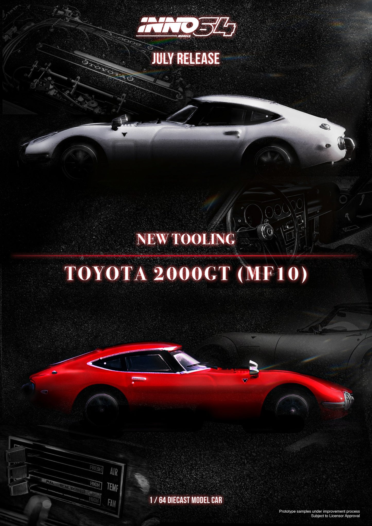 Inno Models Inno64 Toyota 2000GT (MF10) Pegasus White