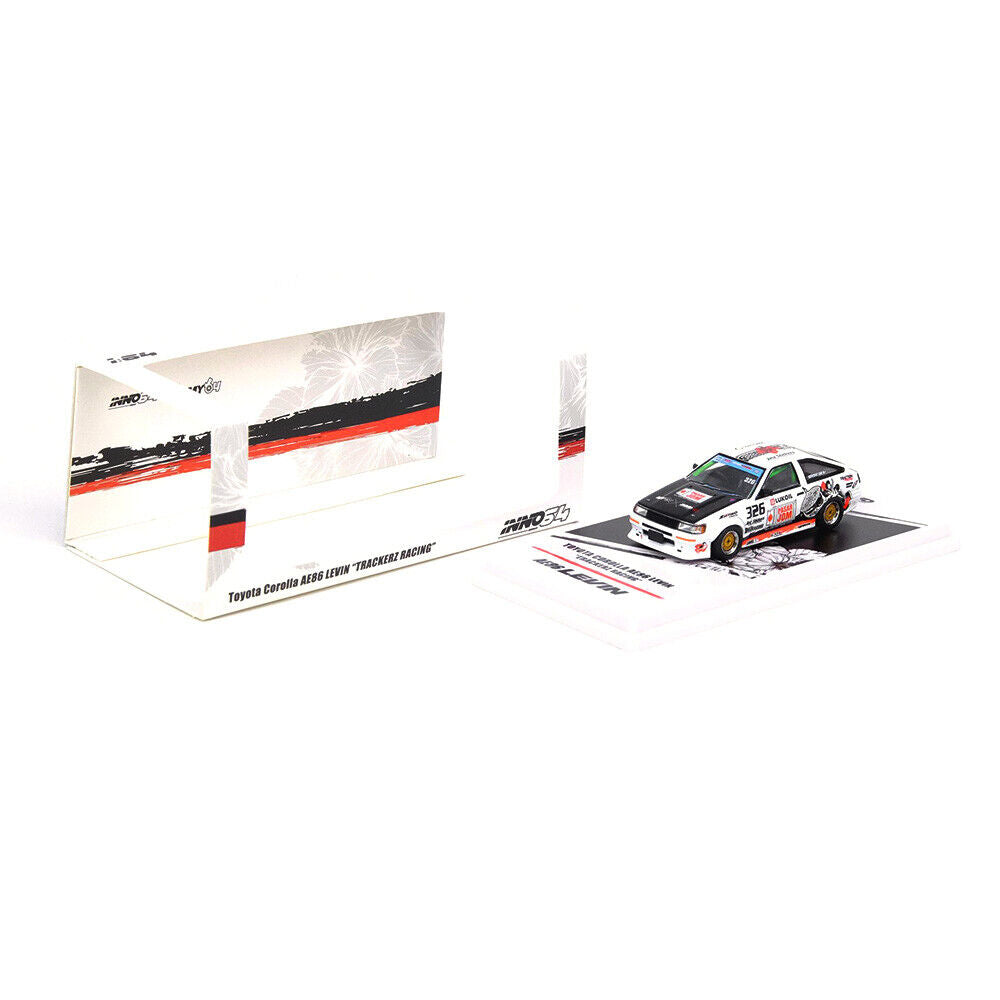 Inno Models Inno64 Toyota Corolla AE86 Levin "Trackerz Racing"