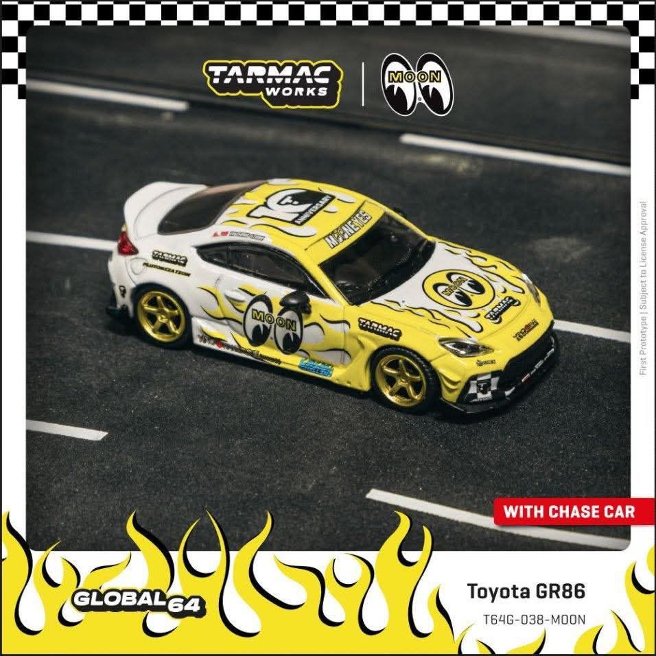 *Pre-Order* Tarmac Works Toyota GR86 MOONEYES