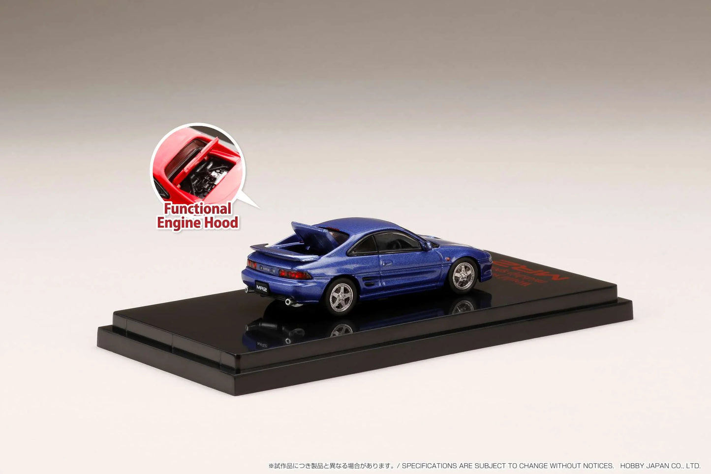 Hobby Japan Toyota MR2 (SW20) GT-S Customised Ver. - Purplish Blue Mica Metallic