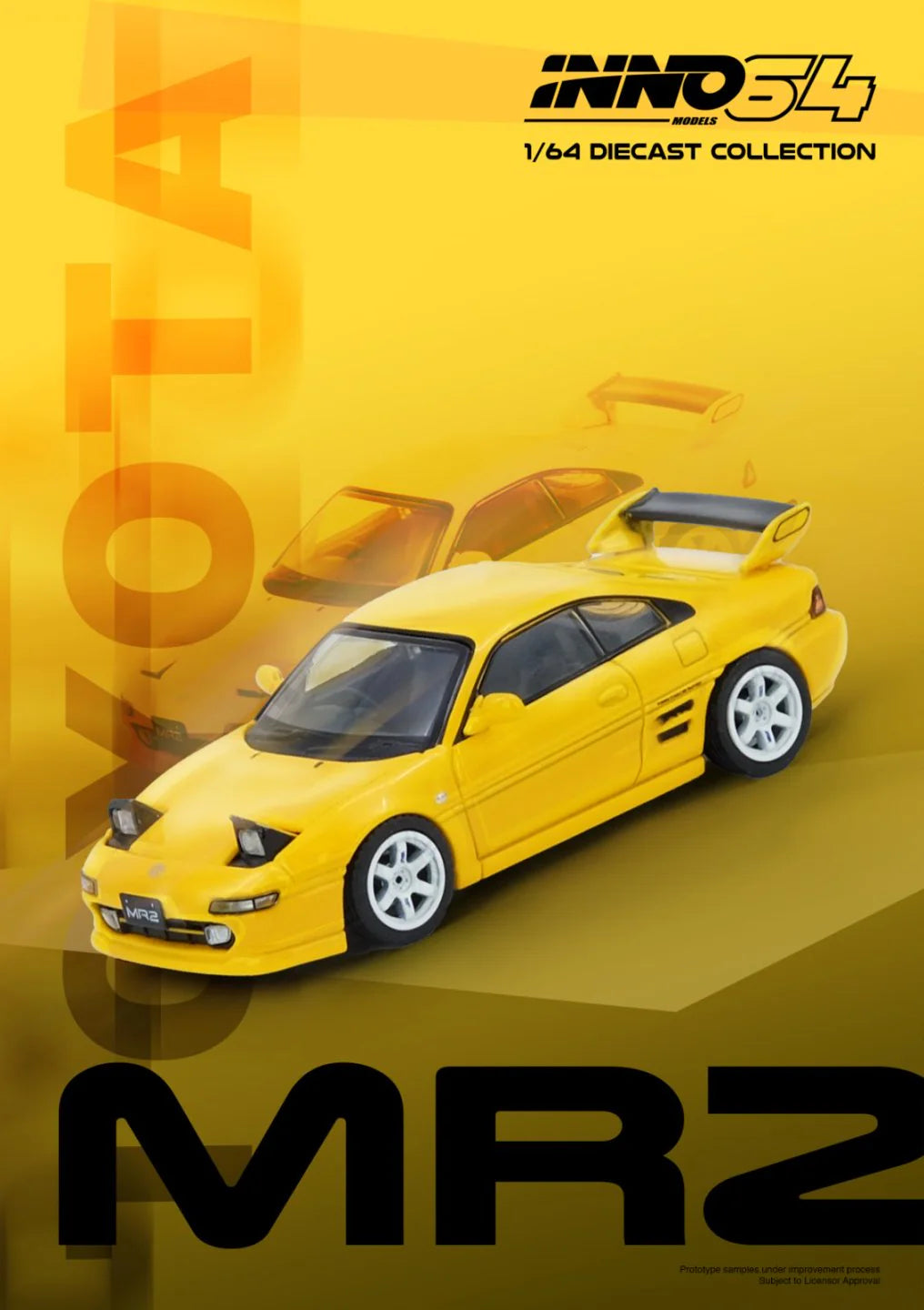 *Pre-Order* INNO Models INNO64 Toyota MR2 (SW20) Yellow