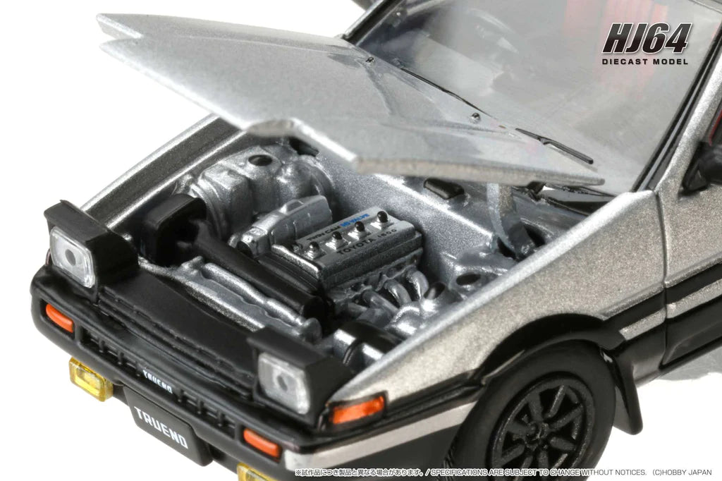 Hobby Japan Toyota Sprinter Trueno GT APEX (AE86) JDM Style White/Black