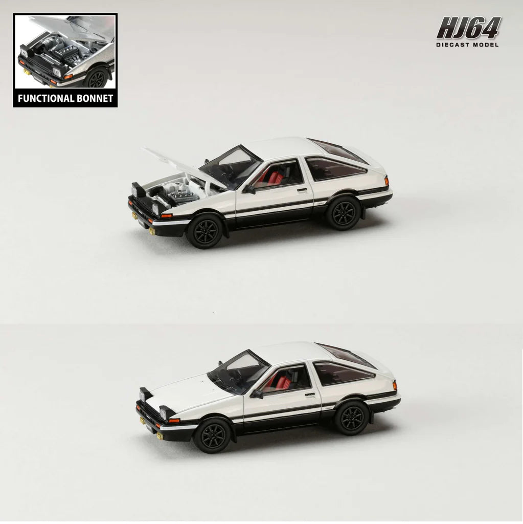 Hobby Japan Toyota Sprinter Trueno GT APEX (AE86) JDM Style White Hobby Japan Toyota Sprinter Trueno GT APEX (AE86) JDM Style White