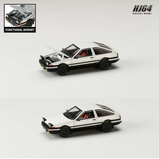 Hobby Japan Toyota Sprinter Trueno GT APEX (AE86) JDM Style White/Black