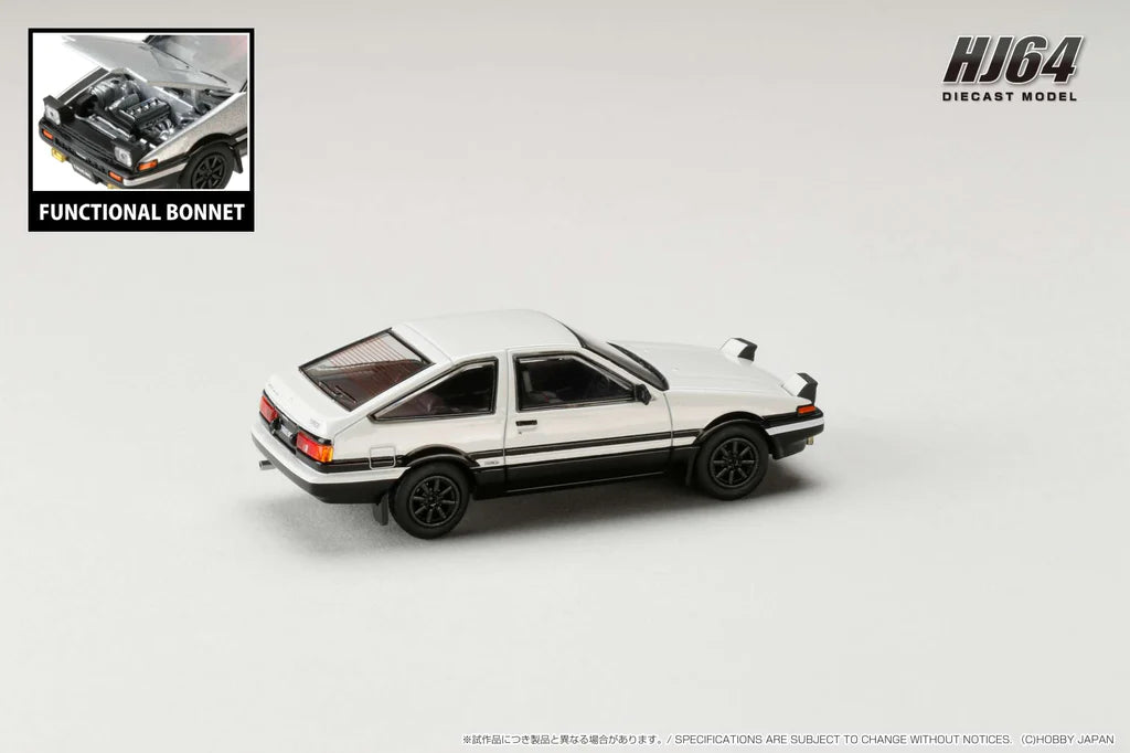 Hobby Japan Toyota Sprinter Trueno GT APEX (AE86) JDM Style White/Black