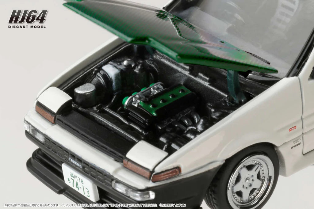 Hobby Japan Toyota Sprinter Trueno (AE86) Drift King White