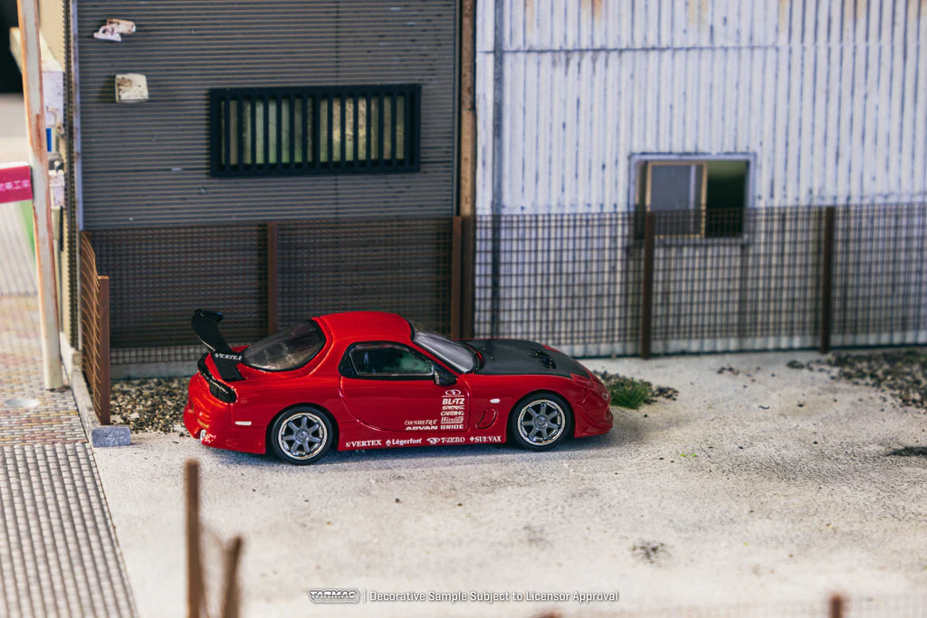 Tarmac Works VERTEX Mazda RX-7 FD3S Red