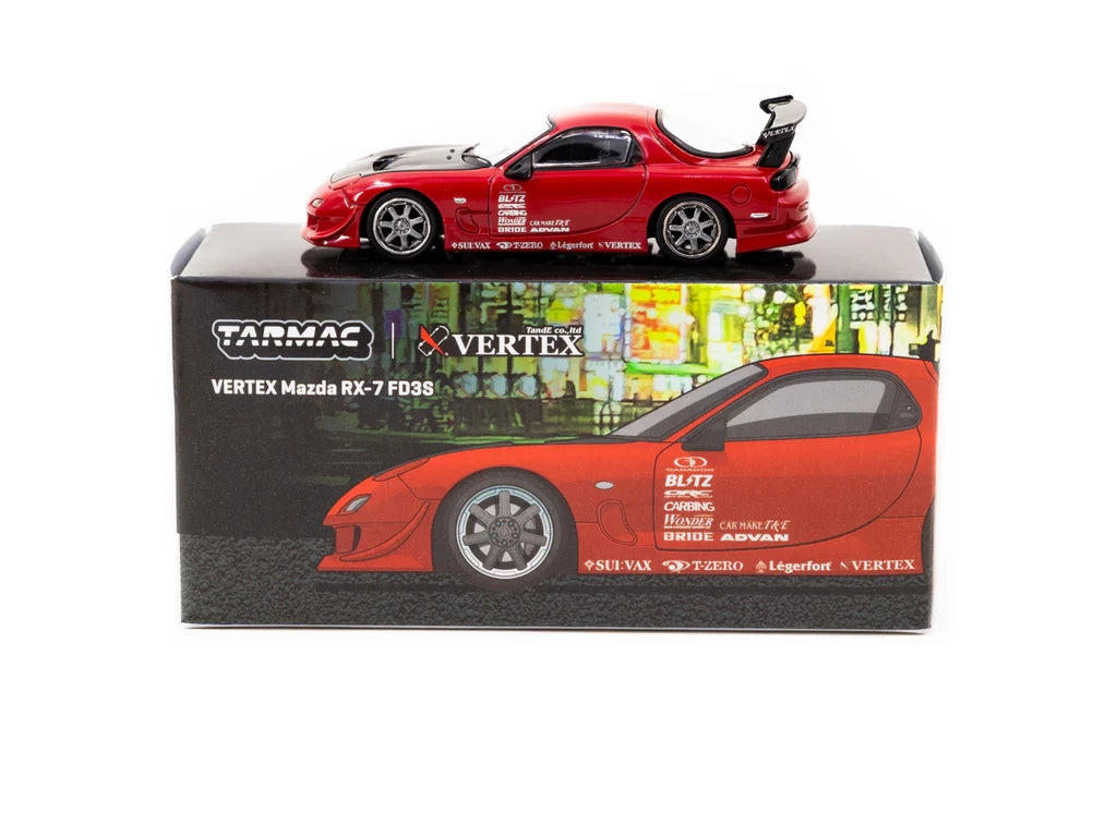 Tarmac Works VERTEX Mazda RX-7 FD3S Red