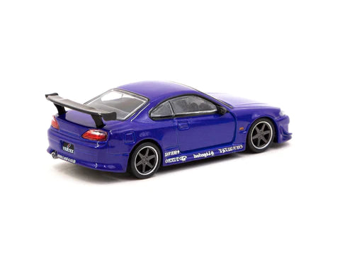 Tarmac Works VERTEX Nissan Silvia S15 (Blue Metallic)